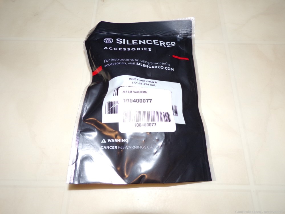 SilencerCo ASR Flash hider 1/2-28 TPI 224 cal-img-1