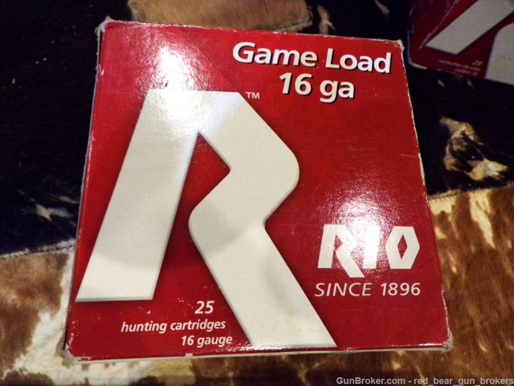  150rds – 6 Boxes - RIO Game Load 16ga 2 ¾” Shotshells-img-1