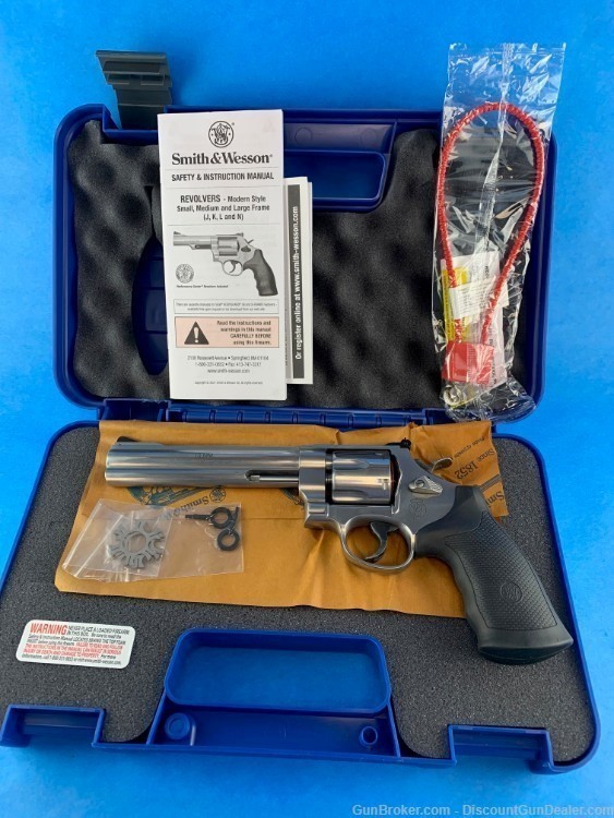 Smith & Wesson 610 Stainless Steel 6.5" 10mm  / .40 SW  6 Rd - NIB-img-2