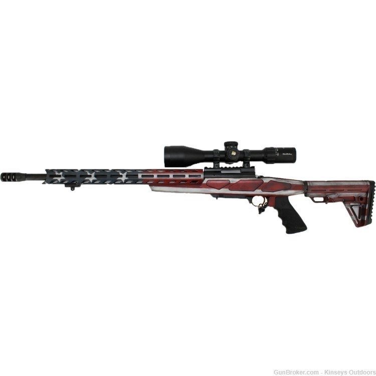 Howa M1500 Mini APC Rifle 223 Rem. 20 in. USA Flag Package-img-0