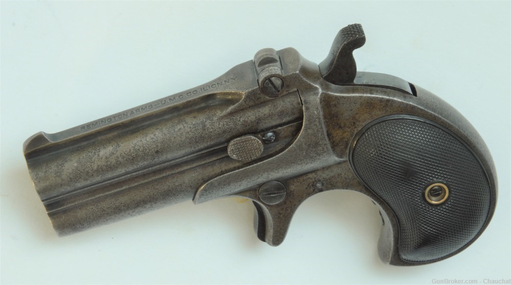 Remington Double Derringer .41 Short Rimfire, Shootable, Unaltered Conditio-img-2