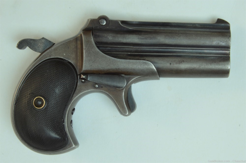Remington Double Derringer .41 Short Rimfire, Shootable, Unaltered Conditio-img-12
