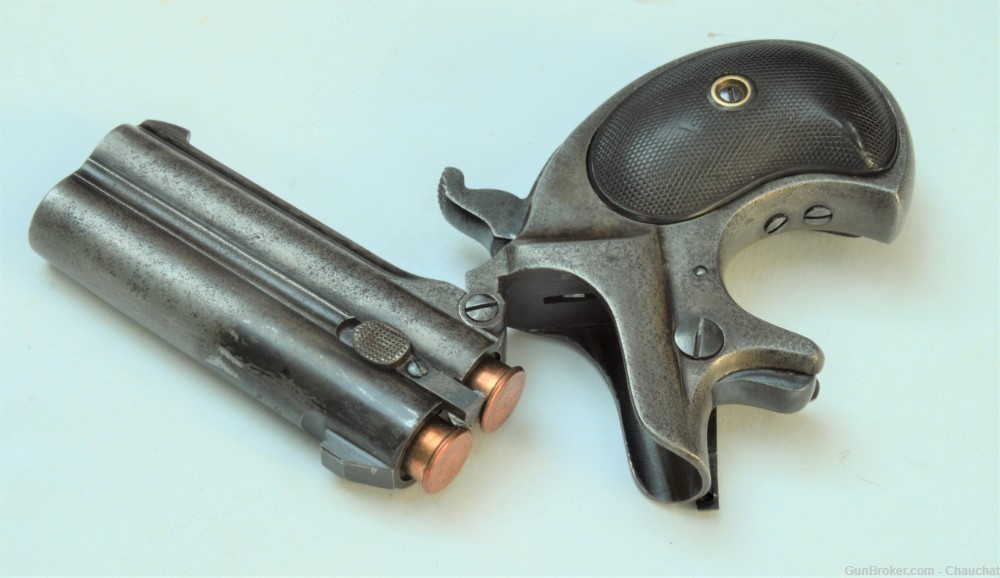 Remington Double Derringer .41 Short Rimfire, Shootable, Unaltered Conditio-img-4