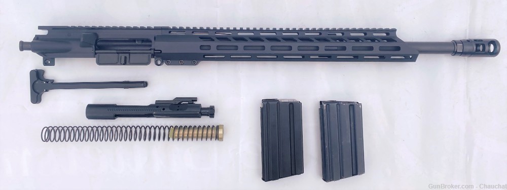 Anderson Manuf. .450 Bushmaster Complete Upper, Buffer & Spring 2 Mags     -img-0