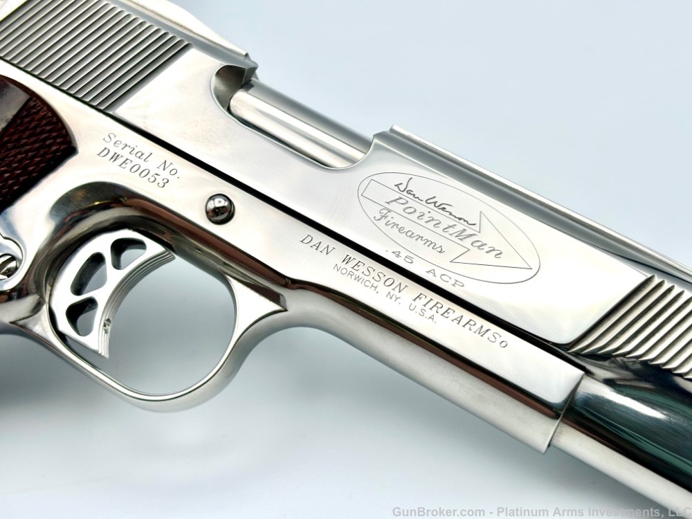 Dan Wesson Pointman Major Bright Polished Stainless Steel Serial 53 valor-img-6