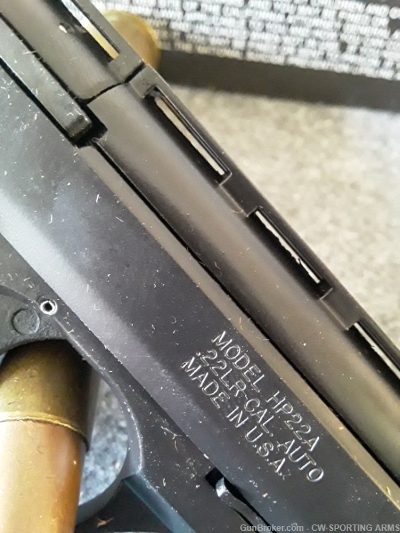 PHOENIX ARMS model HP22A 22LR semi automatic pistol. Ton of fun under $200-img-3