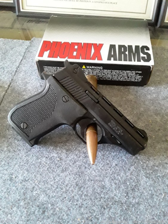 PHOENIX ARMS model HP22A 22LR semi automatic pistol. Ton of fun under $200-img-0