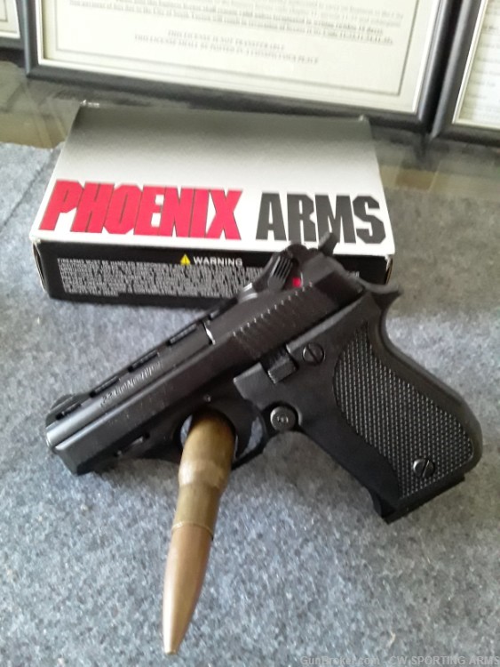 PHOENIX ARMS model HP22A 22LR semi automatic pistol. Ton of fun under $200-img-1