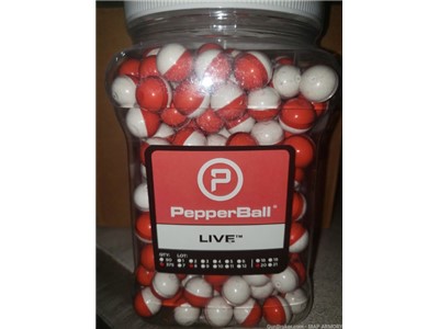 Pepperball LIVE PAVA RD. SOLD SEPERATELY IN individual PACK OF 20 rds.