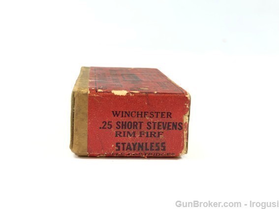 Winchester 25 Short Stevens FULL SEALED BOX-img-3