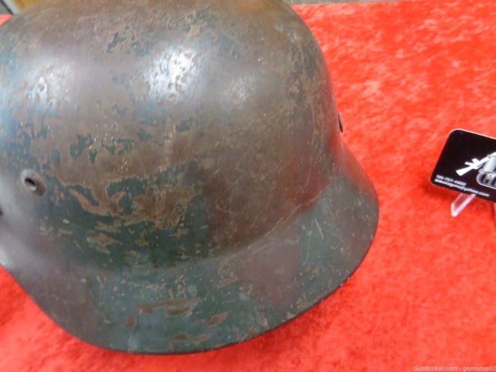 M35 German Camo Helmet WWII Germany 1939 Waffen ET66 World War 2 WE TRADE-img-4