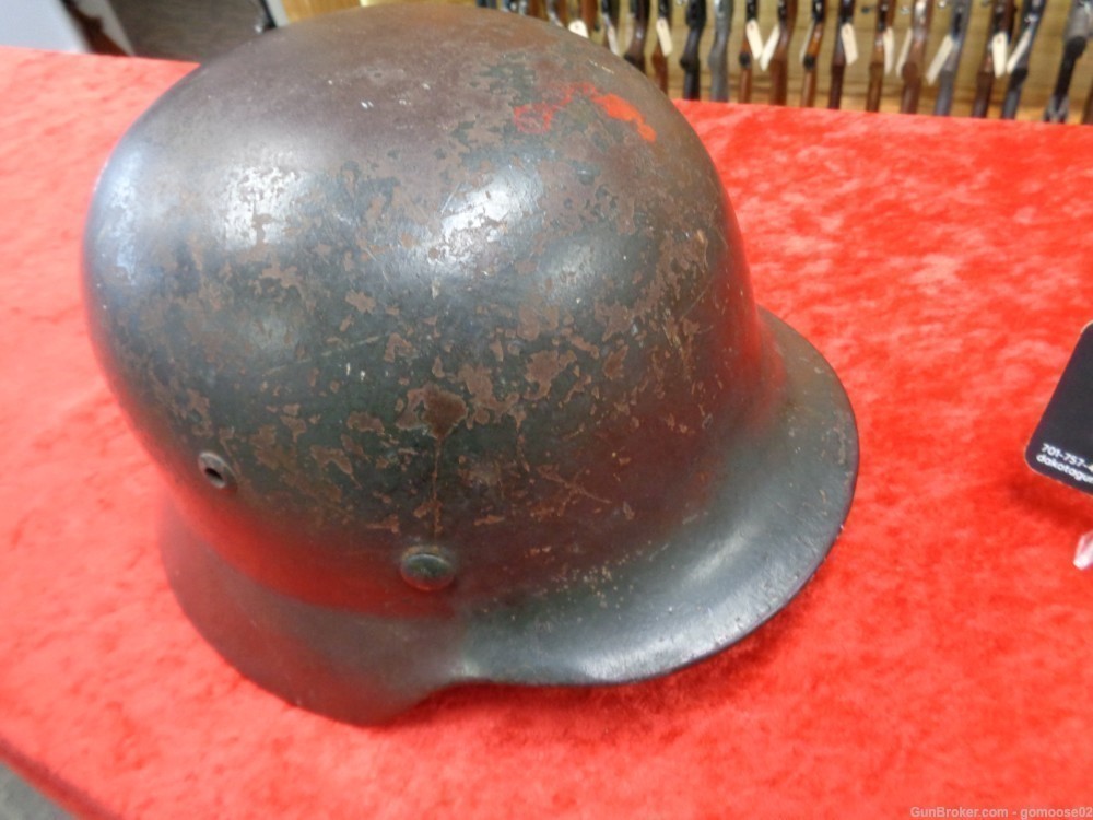 M35 German Camo Helmet WWII Germany 1939 Waffen ET66 World War 2 WE TRADE-img-2