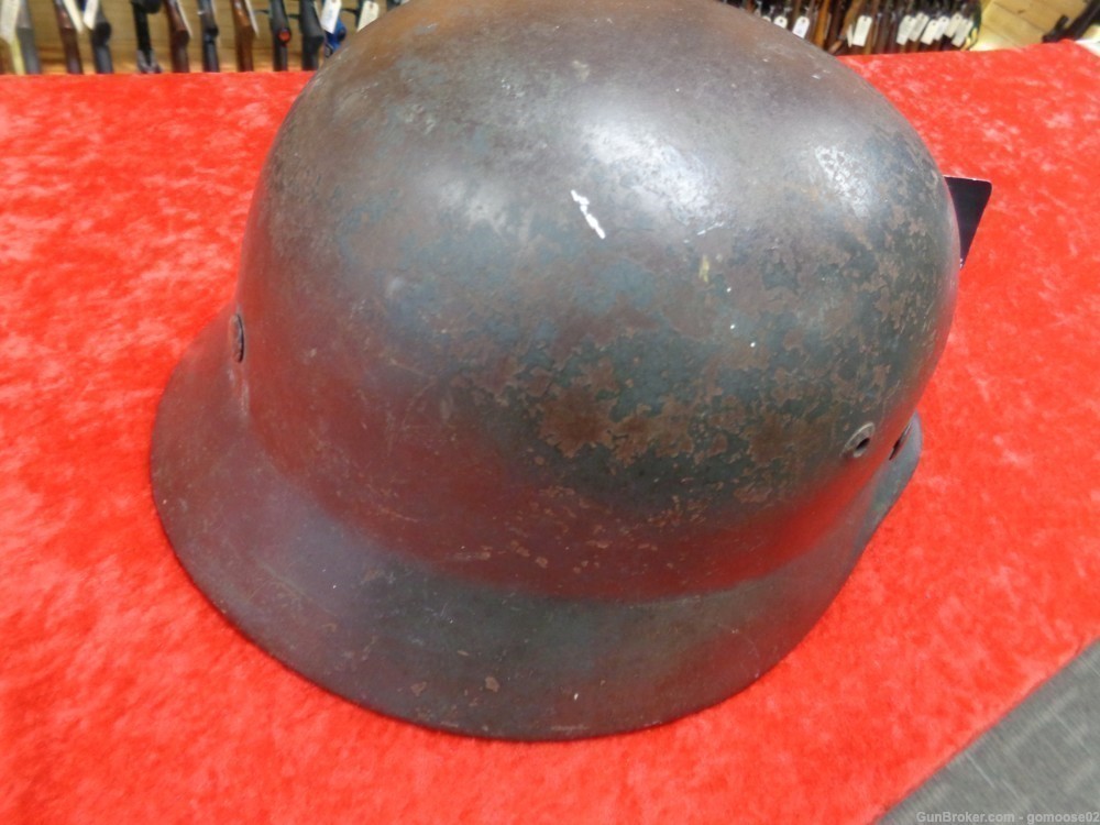 M35 German Camo Helmet WWII Germany 1939 Waffen ET66 World War 2 WE TRADE-img-1