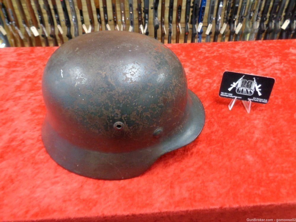 M35 German Camo Helmet WWII Germany 1939 Waffen ET66 World War 2 WE TRADE-img-0