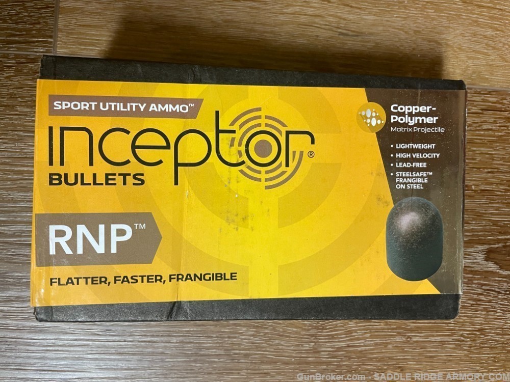 Inceptor Frangible  45ACP Lead Free 250 -img-0