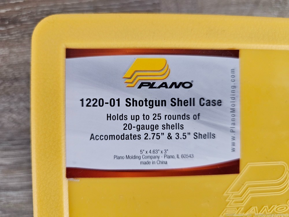 Plano 1220-01 25 Round Shotgun Shell Case 20 Gauge-img-1