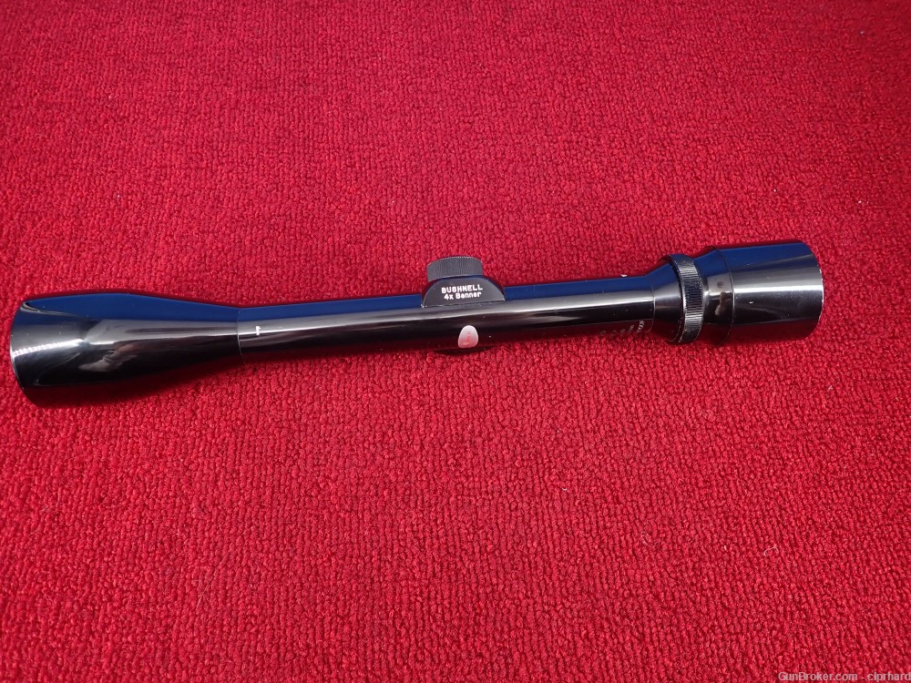 Vintage Bushnell Banner 4x Wide Angle Scope with Duplex Reticle-img-1