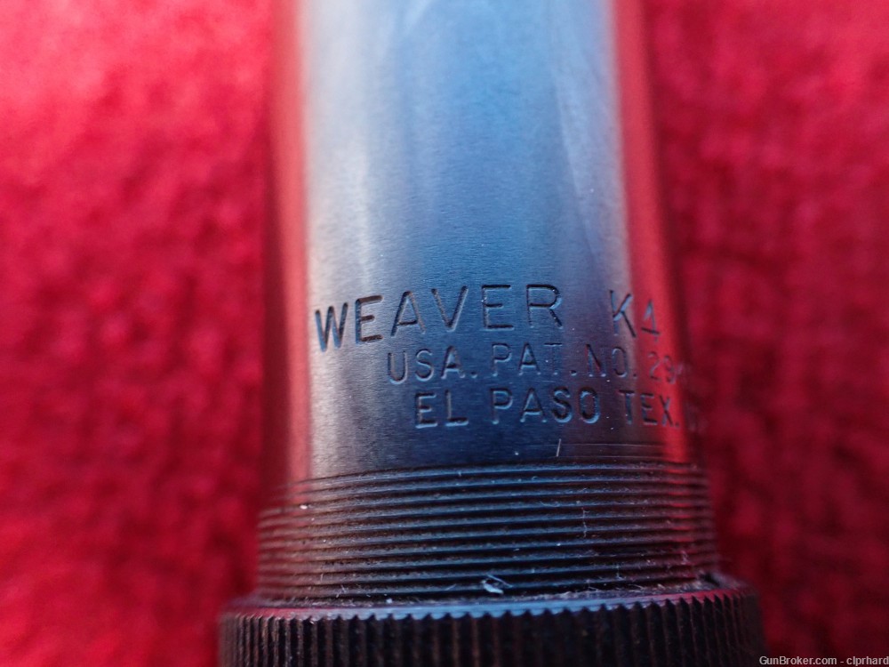 Vintage Weaver K4-60C Scope with Target Dot Reticle -img-3