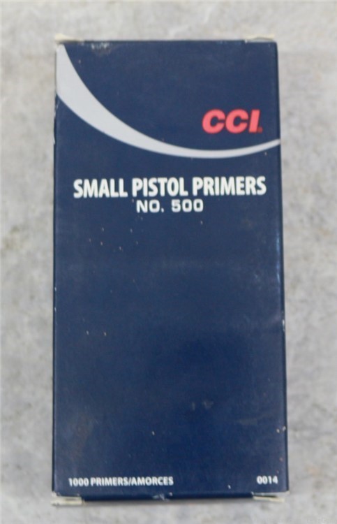 CCI SMALL PISTOL PRIMERS #500 Brick of 1000-img-0