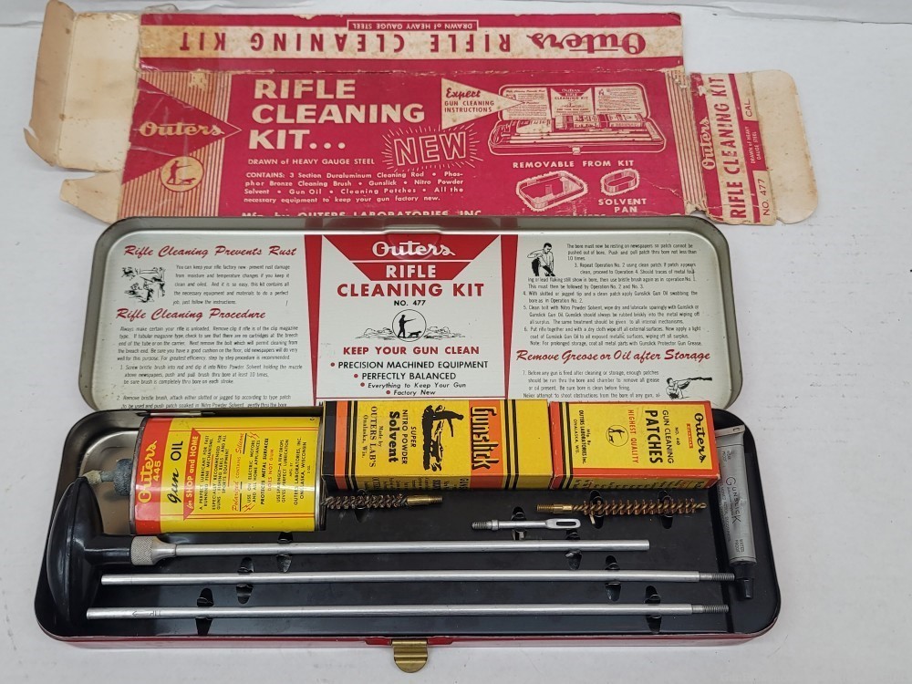 Vintage Outers Rifle Cleaning Kit No. 477-img-0