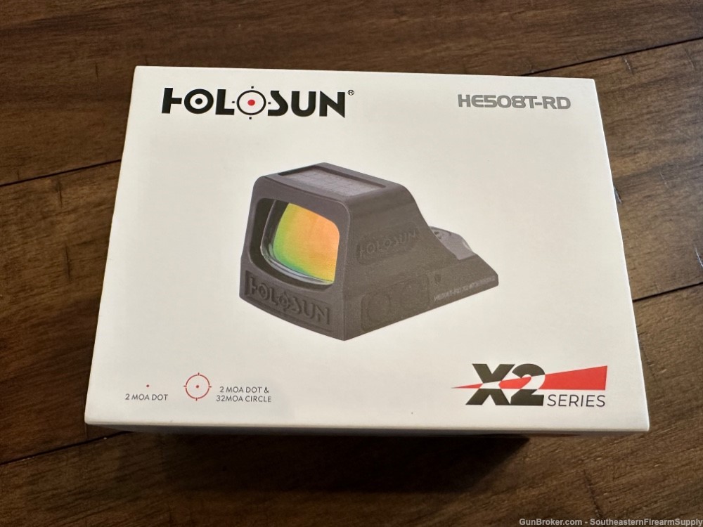Holosun Elite Micro Reflex Red Dot Sight, HE508T-RD-X2-img-0