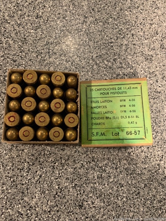 150+ Rounds: 1950's French 11.43mm Ammo-img-2
