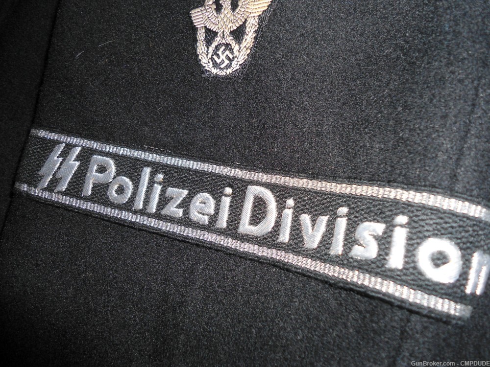 SS Police TUNIC / JACKET original WW2 German SS Polizei 3rd Reich uniform-img-14