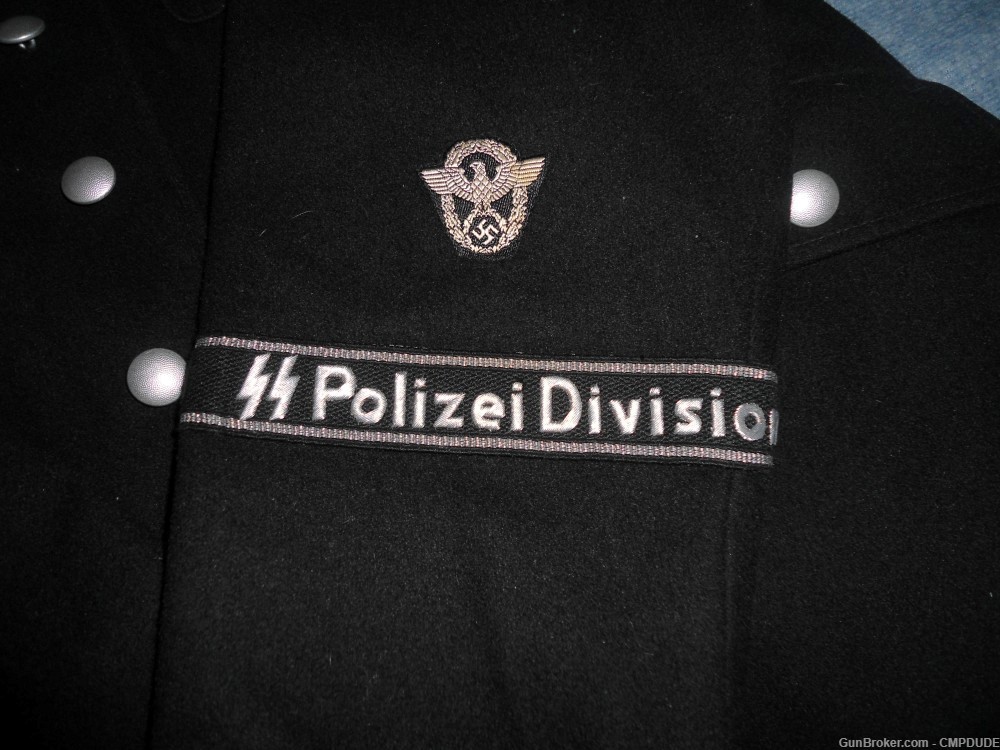 SS Police TUNIC / JACKET original WW2 German SS Polizei 3rd Reich uniform-img-6