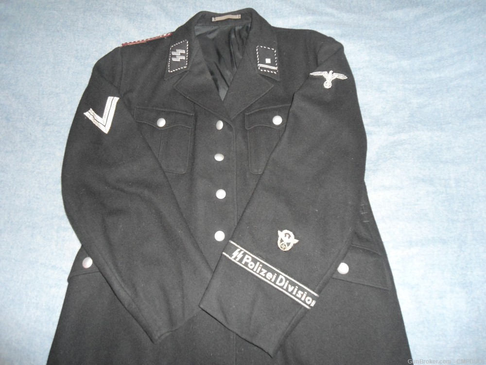 SS Police TUNIC / JACKET original WW2 German SS Polizei 3rd Reich uniform-img-3