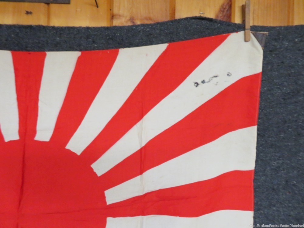 IMPERIAL JAPANESE WWII ARMY RISING SUN SILK FLAG ORIGINAL PRE-1945 -img-5
