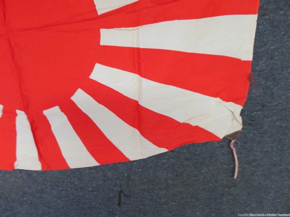 IMPERIAL JAPANESE WWII ARMY RISING SUN SILK FLAG ORIGINAL PRE-1945 -img-3