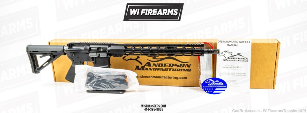 Anderson AM-15 Utility Pro with M-LOK Rails & Magpul Furniture-img-6