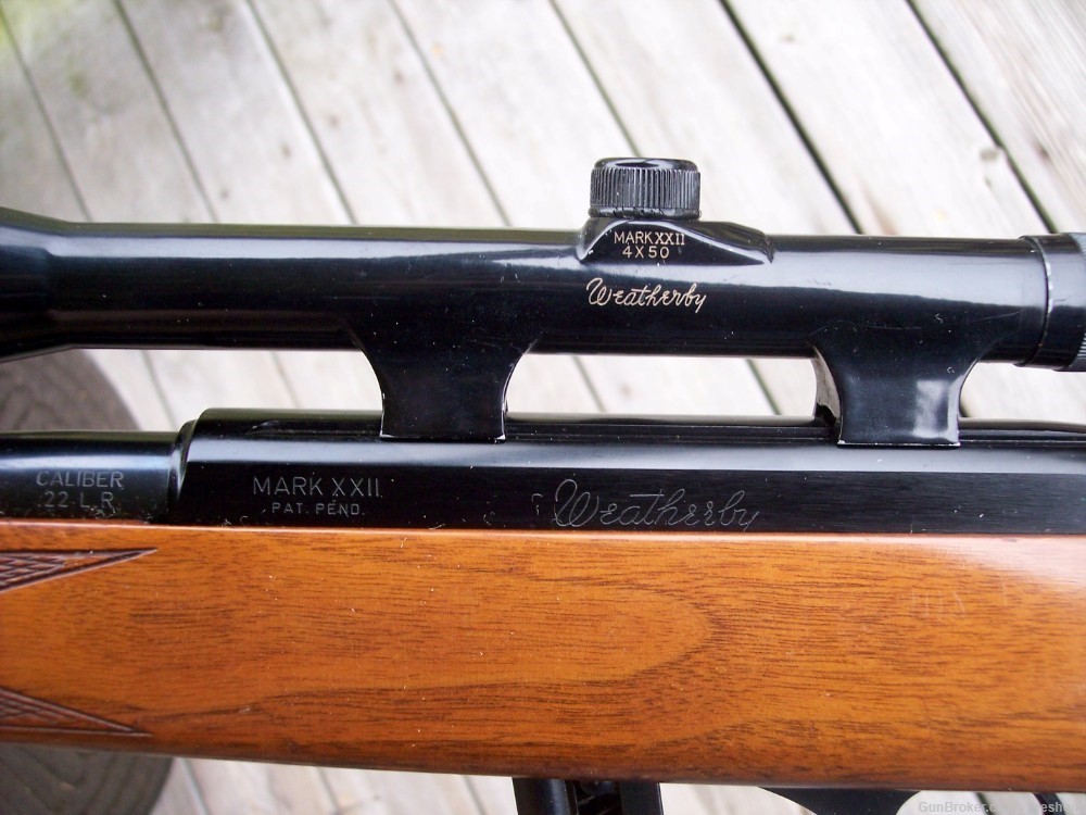  Weatherby Mark XXII 24" Semi Auto .22 Rifle W/ Factory Scope-img-6
