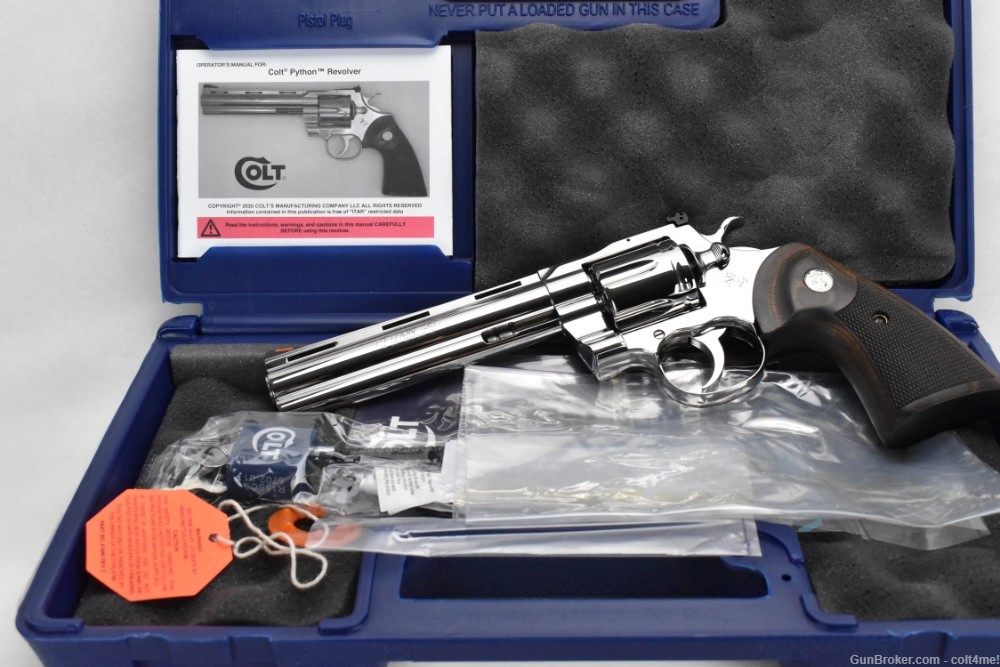 BRIGHT Polished Colt Python 6" SP6WTS - Brand NEW .357 Mag Bright Stainless-img-22