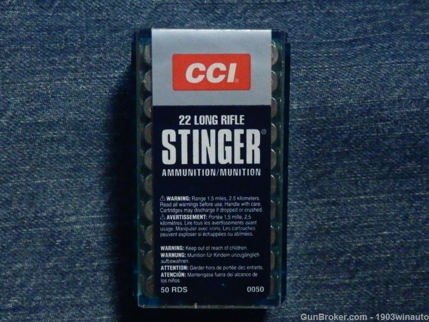 CCI STINGER Export FULL SEALED EX 2002 design-img-0
