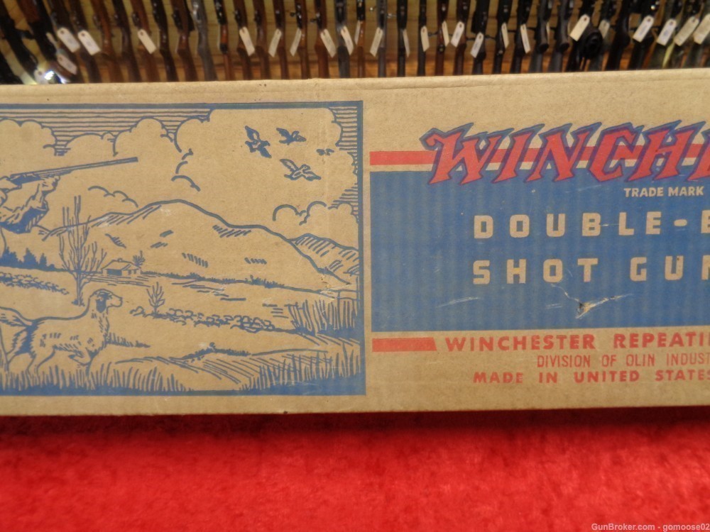 VINTAGE WINCHESTER Model 24 SxS Shotgun Factory Box 12 Hammerless WE TRADE!-img-5