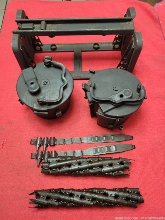 MG34 / MG42 double drum carrier lot WWII dated-img-0