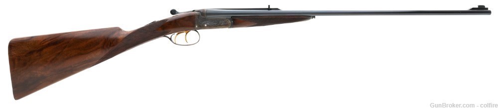 CHURCHILL SIDE BY SIDE DOUBLE RIFLE 22 HORNET (R32403)-img-0