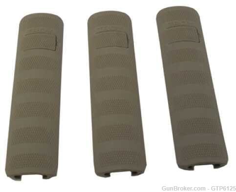 Troy BattleRail Cover, 6.2", Coyote Tan, 3 pack -img-0