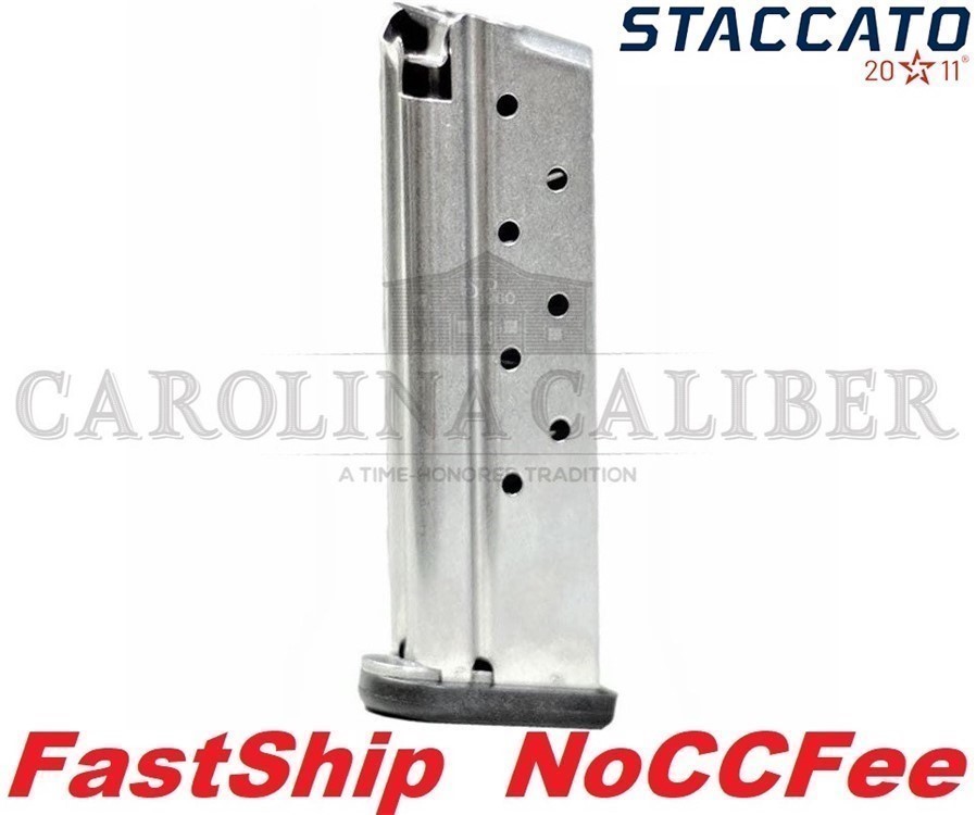 STACCATO C MAG MAGAZINE SINGLE STACK SS 9MM 8RD 2011 STACCATO-img-0