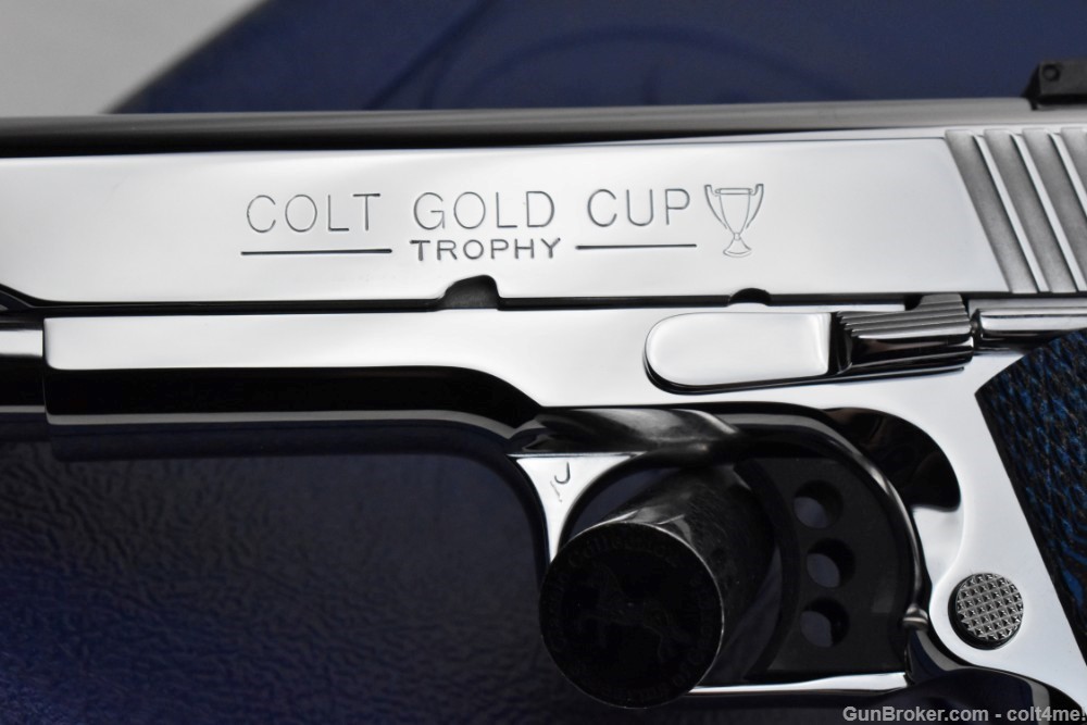 Bright Polished Colt Gold Cup Trophy .45 ACP National Match O5070XE - NEW  -img-1