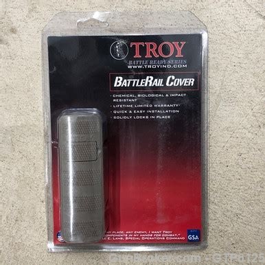 Troy 4.4in Battle Rail Covers 3 Pack Od Green-img-2