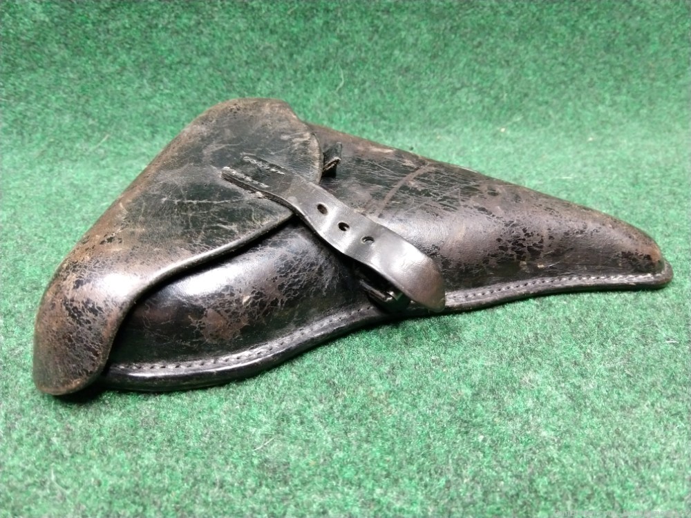 German Luger DWM Toggle 1917 Chamber Date Leather Holster-img-138