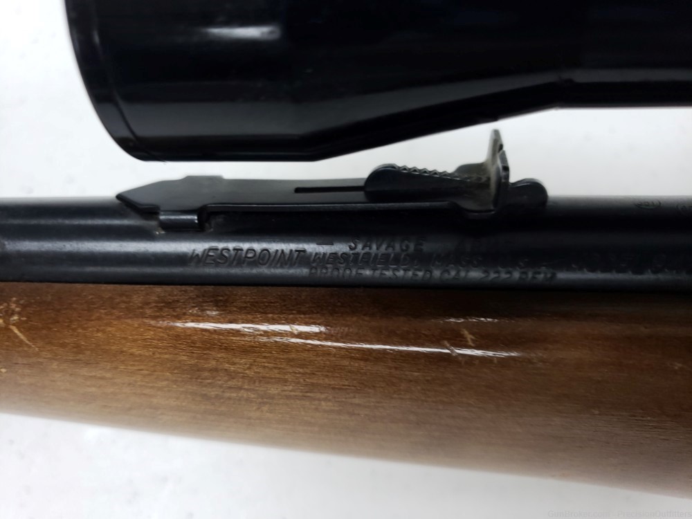 Savage Westpoint model 842 bolt action rifle, .222 Remington, 24", 4X scope-img-10