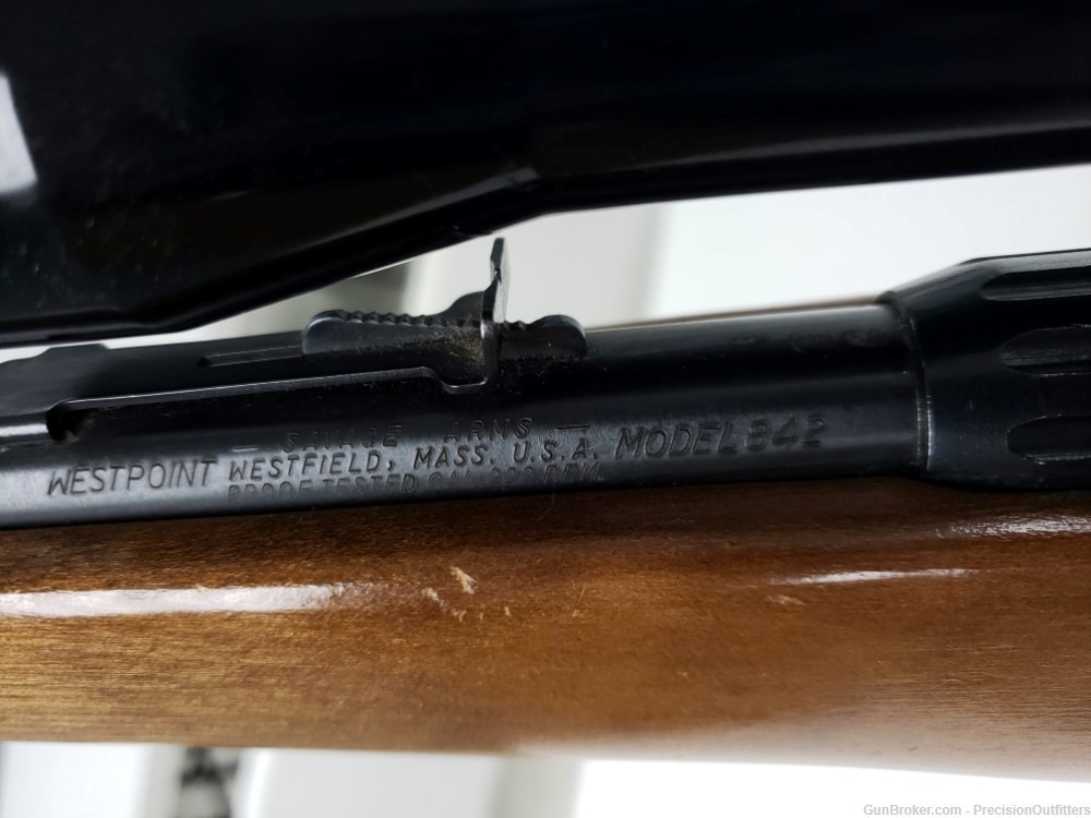 Savage Westpoint model 842 bolt action rifle, .222 Remington, 24", 4X scope-img-14