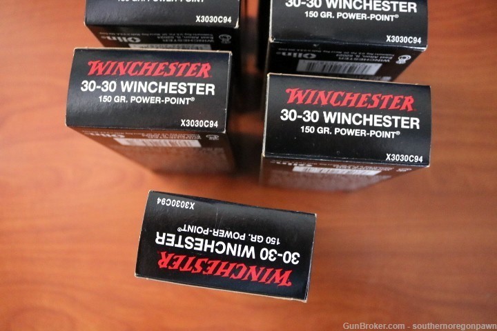 Winchester Centennial 30-30 Win Cartridges Full Box X3030C94-img-13