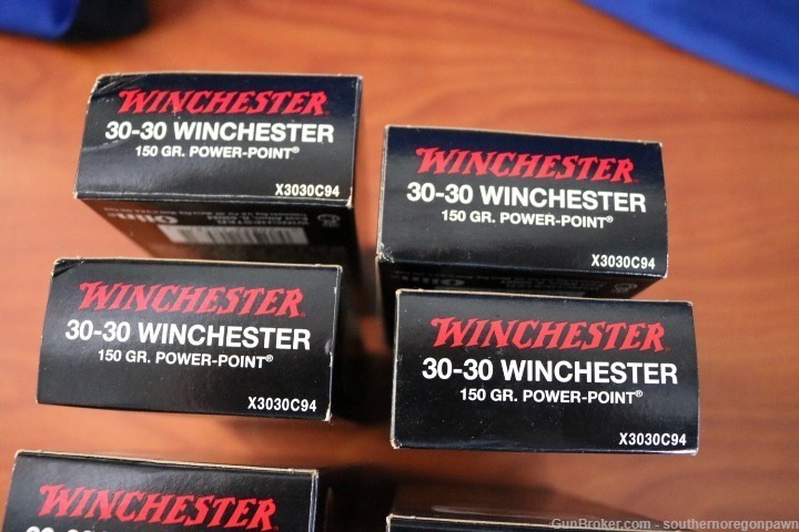 Winchester Centennial 30-30 Win Cartridges Full Box X3030C94-img-12