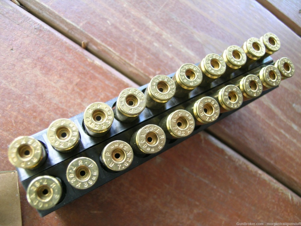 Remington 7.62X39mm New Unprimed Brass 20 Count Box-img-2