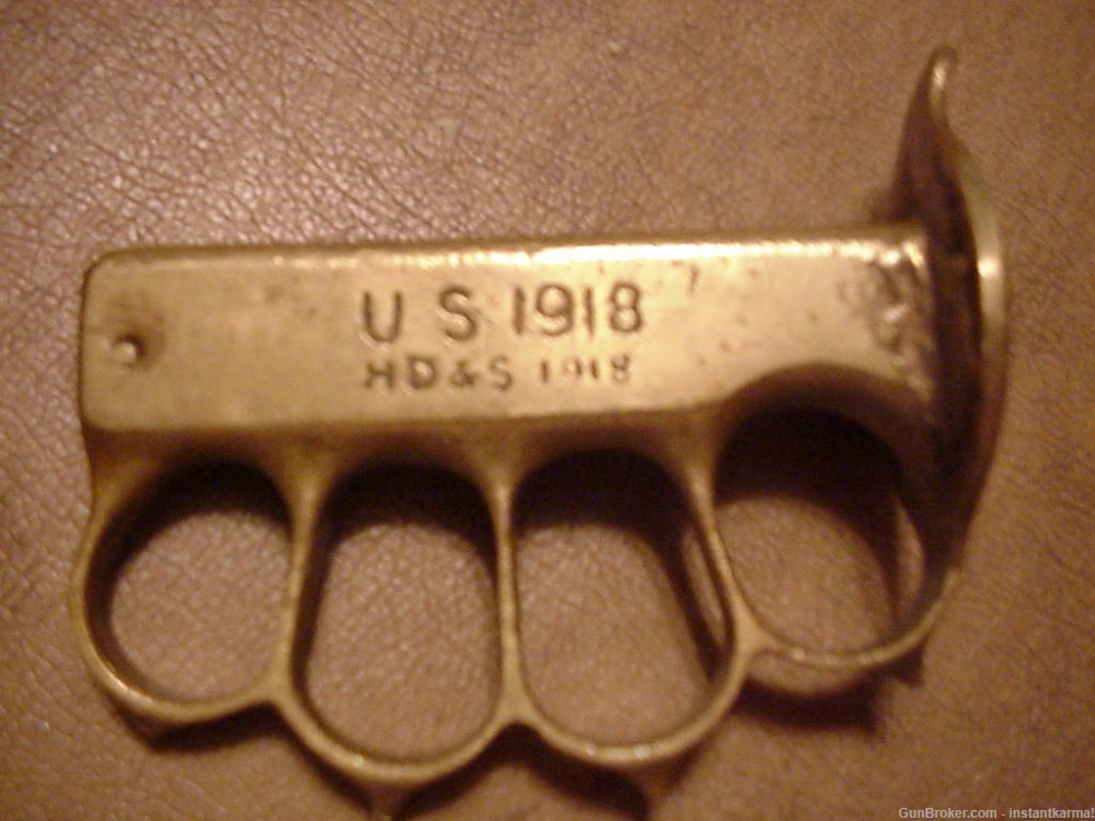 1918 Mark 1 knuckle knife by Henry Disston and Son-img-0