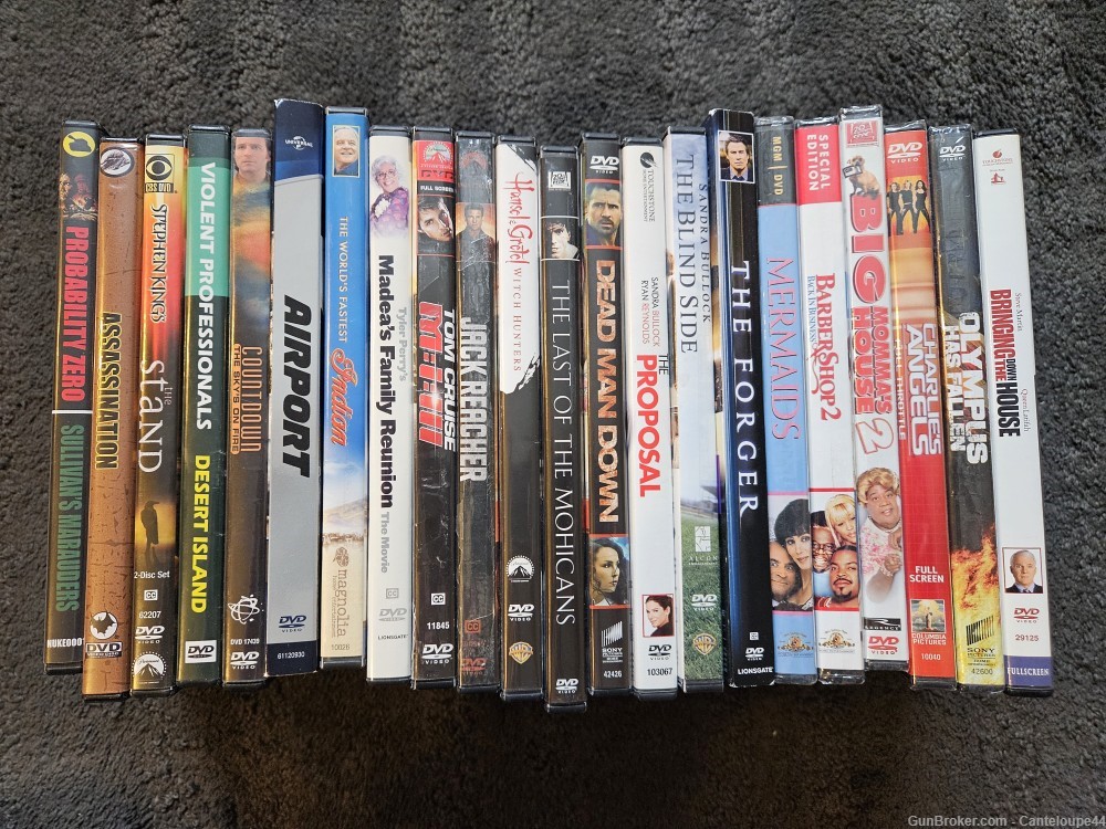 (22) DVD MOVIES FOR 23 TOTAL MOVIES AMERICAN HOLLYWOOD ITALIAN NEW USED -img-3